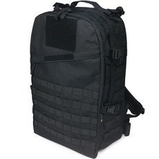 FIKER TACTICAL Ver3 4日用戰術背包 附防水罩 45L, 黑色
