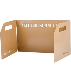 캠핑 피크닉 3중 윈드 쉴드, 03카키, 1개