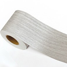 메이트 두꺼운 생활방수 간편부착 무늬목 몰딩 시트지, 펄실버, 10 cm x 8 m