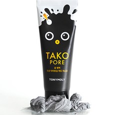 TONYMOLY TAKO PORE木炭毛孔緊緻泥膜, 1條, 1條