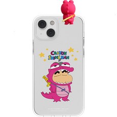 제이앤컴퍼니 짱구 클리어 젤리 휴대폰 케이스 + 피규어 세트