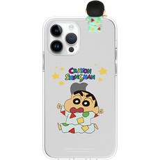 제이앤컴퍼니 짱구 클리어 젤리 휴대폰 케이스 + 피규어 세트