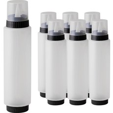 月浦 可裁剪矽膠噴嘴醬料瓶, 7個, 710ml