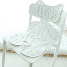 GGOOMDUBOO Aichayou 杜拉綸涼感酷涼嬰兒推車內墊坐墊, 白色, 1個