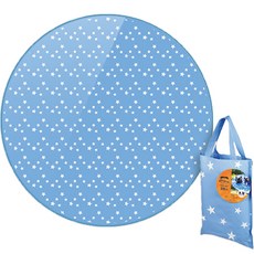 히키스 등산 낚시 피크닉 오염방지 발수 UNIVERSE 돗자리, SKY BLUE