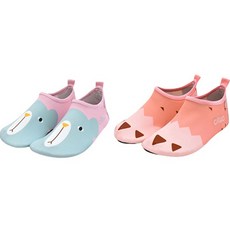 JOYMULTI 女童款Play Hawaii幼兒涉水鞋 2雙