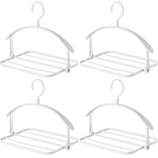 MONACO OLIVE 節省空間旋轉衣架, 白色, 4個