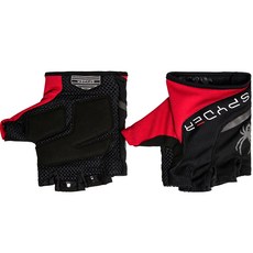 스파이더 사이클 하프 글러브 양손 세트, RED