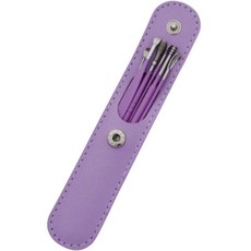 봄봄리빙 스테인리스 6종 귀이개 열쇠고리 세트 퍼플, 1세트