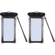 TG公司漂浮手機防水包+頸帶套組, 2套, 黑色