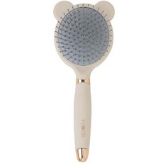 블루리빙 휴대용 머리 빗 소 곰, 화이트, 1개