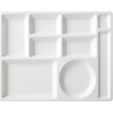 LOHJA 美耐皿五格餐盤, 乳霜