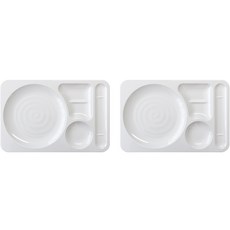 榮亞集團餐飲密胺圓形餐盤 720 2p, 乳霜