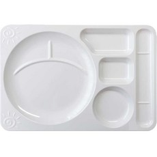 LOHJA 美耐皿圓形分格餐盤, 乳霜