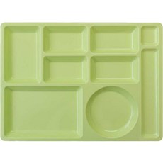 LOHJA 美耐皿五格餐盤, 淺綠色