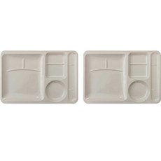 LOHJA 多用途方形餐盤, 淺米色(710款), 2個