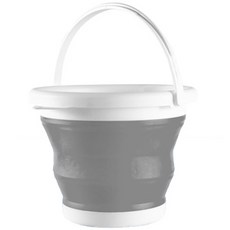 World Clean 可折疊手提水盆 10L, 灰色, 1個