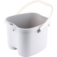 조일리빙 발지압 손잡이 족욕기, 1개, 다크 그레이