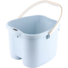 조일리빙 발지압 손잡이 족욕기, 1개, 스카이 블루