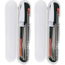 日常居家掏耳棒 + 透明收納盒6件組, 2套