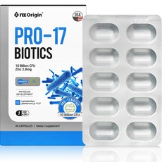 엔젯오리진 프로 17 바이오틱스 15g, 1개, 30정