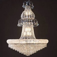 히트조명 그레이스 크리스탈 샹들리에 24등 펜던트 조명 D25900, 크롬