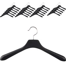 Codis男性用品牌賣場用高級外套衣架, 24個, 黑色