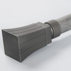 세류 커튼봉 스퀘어 25mm, 실버