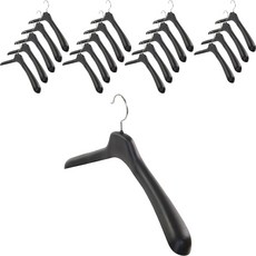 Codis 男性夾克西裝衣架 l1, 黑色, 20個