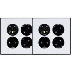 TILINS 待機電力阻斷3孔插座, 2個