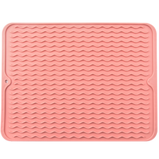젠틀한형제들 다용도 냄비 후라이팬 실리콘 식탁 매트 깔판, 핑크, 1개