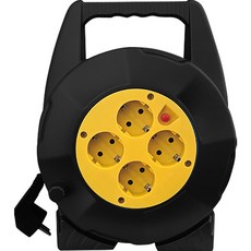 TOOLCON 電線捲盤 TCR-15, 1個, 15m, 黑色
