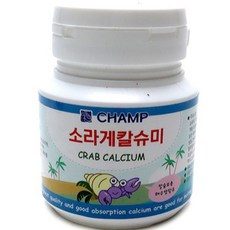 챔프크랩 소라게 칼슈미 갑각류 사료, 80g, 1개