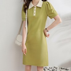 페이퍼먼츠 큐트 카라 데일리 캐주얼 원피스 04701 빅사이즈 포함