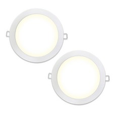 GAON LED 防潮筒燈 20W D S, 白色, 2個