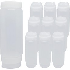 WaLLpo 倒置醬料瓶, 10個, 350ml