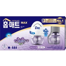 홈매트 맥스 리퀴드 알파 플러스 라벤더향 모기 훈증기 + 리필 3p 세트, 1세트