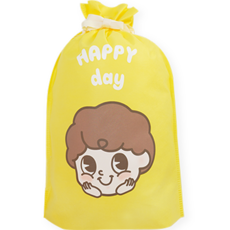 도나앤데코 선물 포장 부직포백 26 x 36cm 5p, 3호 005 Happy day 소년 옐로우, 1개