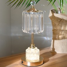 hit LIGHTING LED黃水晶水晶檯燈 氣氛燈 A型 F31067A, 黃金