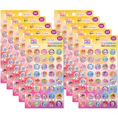 STUDIO EIGHT Catch Teenieping 雲裡霧裡 第3季 獎勵貼紙 2張組, 10套, 混合顏色