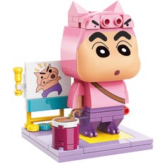 KEEPPLAY 奇妙積木 蠟筆小新 DIY 奈米積木玩具 K20610, 蠟筆小新&不理不理左衛門