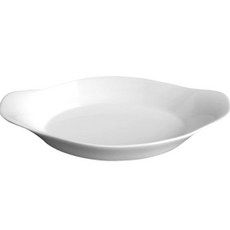 骨瓷焗烤盤, 白色, 1個