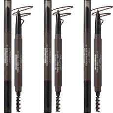 MACQUEEN My Waterproof Auto Eyebrow Pencil Fixing Powder 0.2g, 灰棕色, 3個