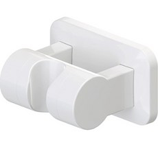 PICKYPICKS 可調角度黏貼式蓮蓬頭支架, 白色, 1個