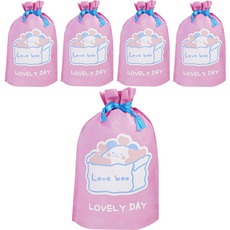 Donna&deco 禮物包裝不織布袋 26 x 36 cm, 5個, 3號(006 幸福 lovely day)