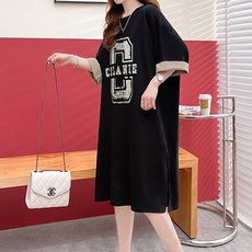 메이첼 c 로고 롤업 롱티 원피스 02436 빅사이즈 포함