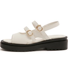 MAC MOC 女款Avec涼鞋 5.5cm, 象牙白, 250