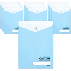 misoro 1200 Campus PP直式文件袋 2292 藍色, 10個, A4