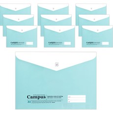 misoro 1200 Campus PP文件信封 橫型 2293 薄荷色, 10個, A4