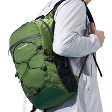 可收納後背包 20L, 橄欖綠